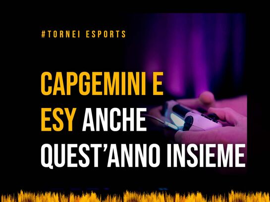 Capgemini e Esy anche quest'anno insieme...